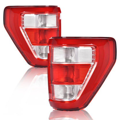 G-PLUS Tail Light Brake Lamp w/o Bulb Right Passenger Compatible with Ford F150 XL 2021-2023,Fit w/Factory Incandescent and w/o Blind Spot Tail Light Models Only Luces TraserasAssembly
