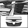 G-PLUS Front Chrome Grille Grill Factory Style Compatible with Subaru Forester 2014-2018 91121SG060, 91121SG040