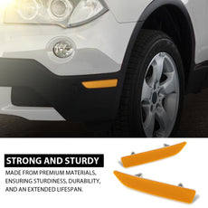 G-PLUS Bumper Reflector 2PCS for BMW X3 E83 2007-2010 Yellow Lens Product Specifications