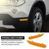 G-PLUS Pair Front Bumper Reflector, Compatible with BMW X3 E83 Base 2007-2010, LH Driver & RH Passenger 2PCS Yellow Lens