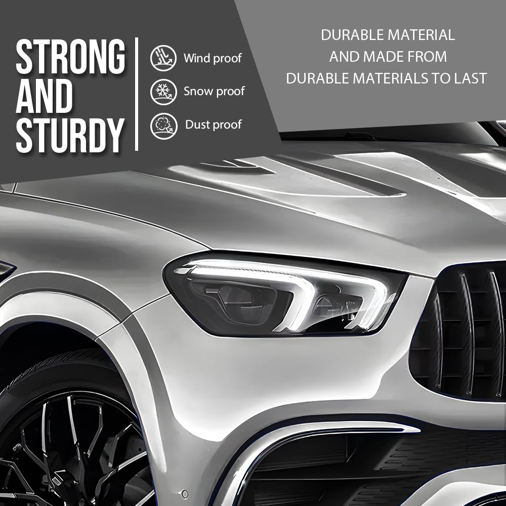 G-PLUS Headlight Lens Cover Compatible with Benz GLE W167 2020 2021 2022 2023 Right Side Front Headlamp Lens Cover Clear