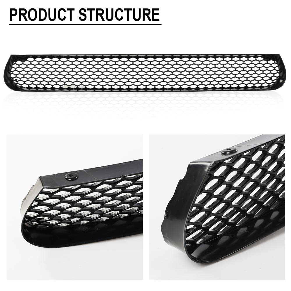 G-PLUS Front Bumper Body Kit Compatible with Dodge Charger 2015 2016 2017 2018 2019 2020 2021 2022 SRT Style 9PCS, Black