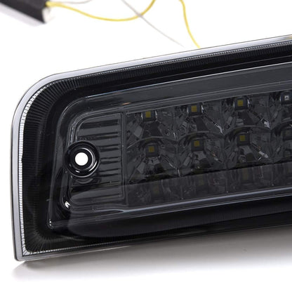 G-PLUS Rear LED 3rd Third Brake Light Compatible With Dodge Ram 1500 2009-2017,Compatible With 2010-2017 Ram 2500 3500,3RD Cargo LED Stop Lamps Smoky Lens Black Housing
