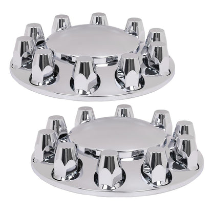 G-PLUS Dually 1-ton Truck Rear Alcoa Wheel Chrome Center Hub Caps Compatible with 2011-2016 Dodge Ram 3500 2pcs