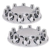 G-PLUS Chrome Front Wheel Covers Hub Axle Semi Plastic ABS Compatible with Most of 10 Holes 20" & 22.5" & 24.5" Semi-Truck Wheels with 11.25" Bolt Circle Wheels Silver