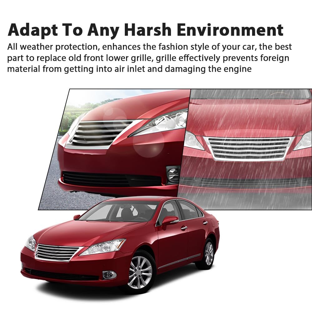 G-PLUS Front Bumper Bottom Lower Grille Compatible with ES350 2010-2012 5311333010 LX1036104