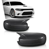 G-PLUS Side Mirror Covers Shell Cap Left and Right Compatible with Dodge Charger SRT 2015-2023 Carbon Fiber