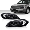 G-PLUS Headlights Assembly Fit Chevy Monte Carlo 2006 2007/Chevy Impala 2006-2013/Chevy Impala Limited 2014 2015 2016 Headlamps W/o Bulbs Smoky Lens Black Housing Clear Reflector,faros delanteros