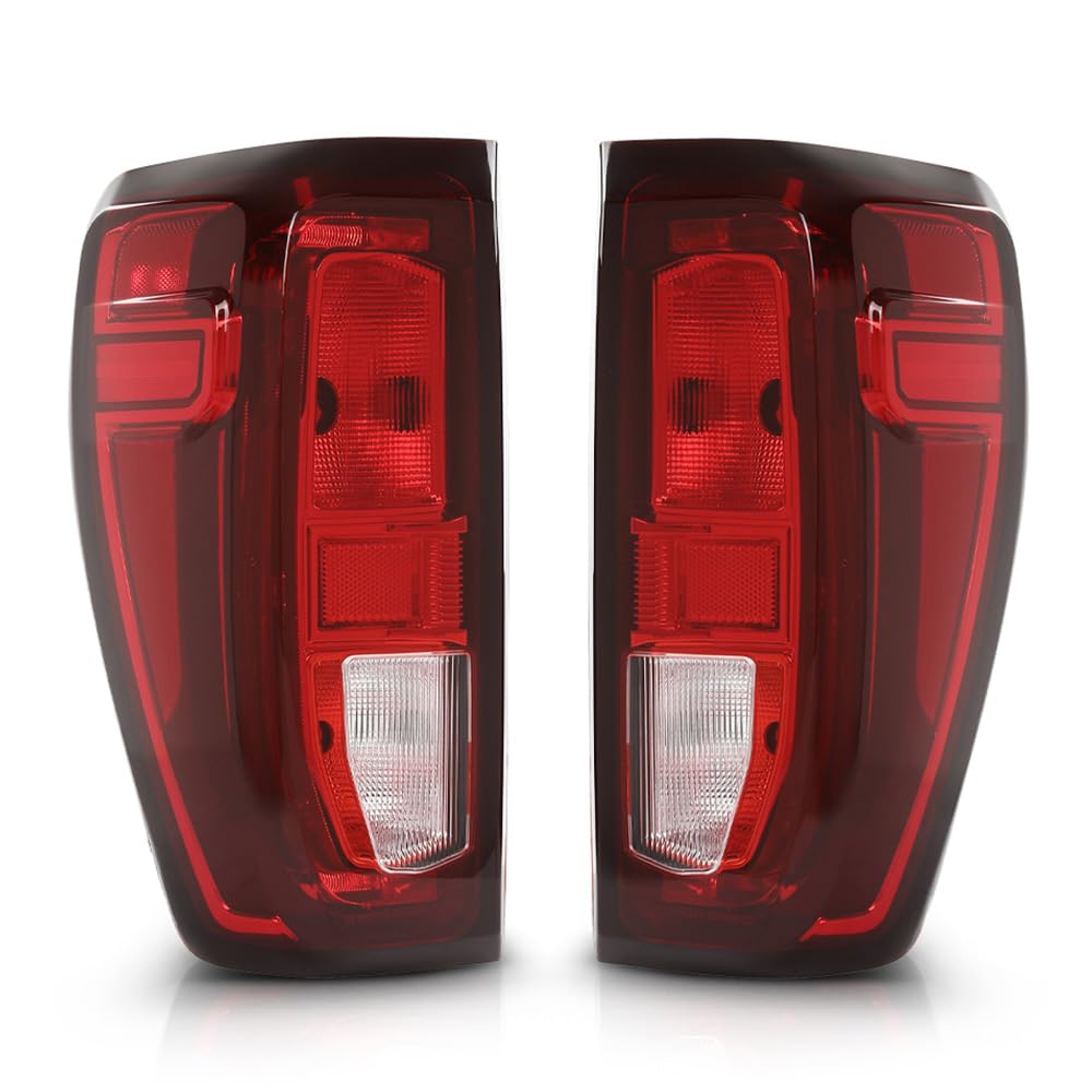 G-PLUS Tail Lights Assembly Rear Brake Lamp Compatible with 2019-2023 GMC Sierra 1500,Fit 2020-2023 GMC Sierra 2500HD 3500HD,for w/Factory Incandescent Model 84565920, 84760016 Red