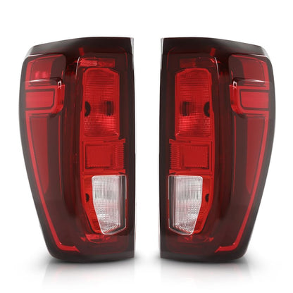 G-PLUS Tail Lights Assembly Rear Brake Lamp Compatible with 2019-2023 GMC Sierra 1500,Fit 2020-2023 GMC Sierra 2500HD 3500HD,for w/Factory Incandescent Model 84565920, 84760016 Red