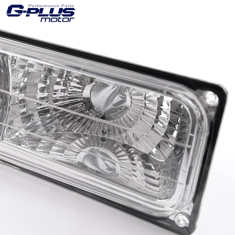 G-PLUS Headlights Fit GMC C/K 1500 2500 Sierra Yukon Suburban 1994 1995 1996 1997 1998 Bumper Headlamps,faros delanteros Assembly