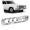 G-PLUS Dash Bezel Compatible with 1965 Chevy Chevelle El Camino without A/C Silver