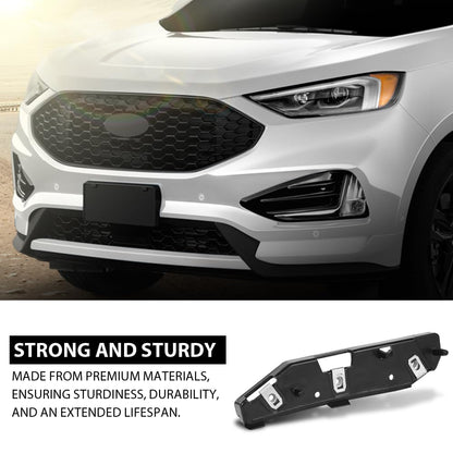 G-PLUS Front Left Side Bumper Mount Bracket Compatible with Ford Edge 2019-2022 PP Black