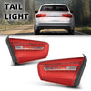 G-PLUS Inner LED Tail Lights Rear Brake Lamp Left+Right Compatible with Audi A6 C7 2012-2015,Only Fit for Saloon/Sedan Models 4GD945093, 4GD945094