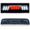 G-PLUS Rear LED Third Brake Light Compatible with Chevy Silverado/GMC Sierra 1500/2500HD/3500 2014 2015 2016 2017 2018,3rd Cargo Led Tail Lamps Smoky Lens Chrome Housing