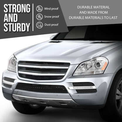 G-PLUS Pair Left Right Fog Light Grill Trim Cover Compatible with Benz X164 GL-Class 2008-2012 Fit GL350 Bluetec 4Matic 3.0L V6 - Diesel 2010-2012 1648847322, 1648847422 Silver