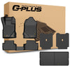 G-PLUS Floor Mats Fit Ford Bronco 2-Door 2021-2025(Not Fit Bronco Sport or Bronco 4-Door Model) 1st & 2st 3nd Row Truck Accessories Cargo Liners All Weather Protection Floor mats&Cargo Liner Black