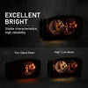 G-PLUS Headlights Assembly w/Bulbs Light Bar Left and Right Side Compatible with Dodge Ram 1500 2006-2008/Fit Dodge Ram 2500 3500 2006-2009 Clear Lens Black Housing Amber Reflector Faro