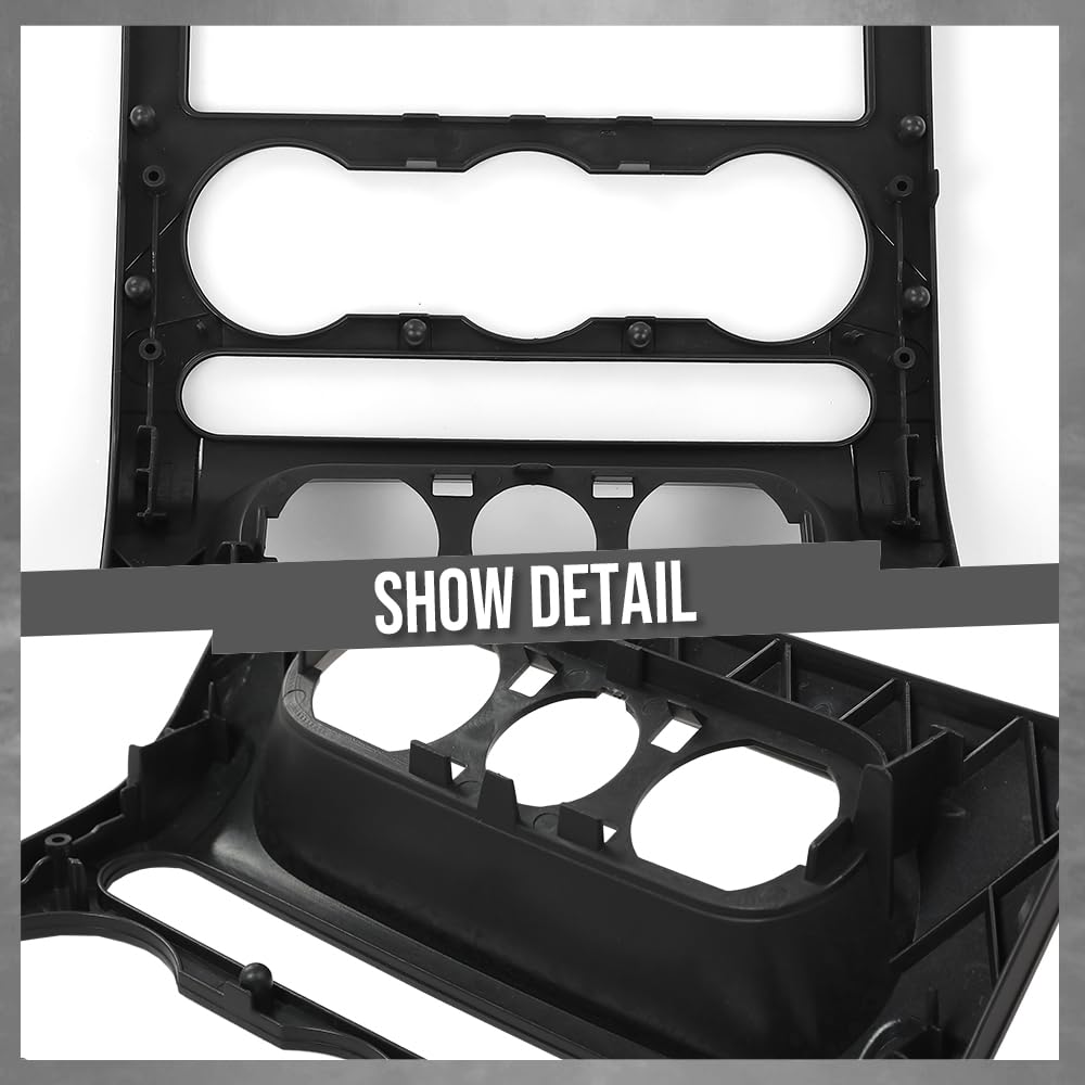 G-PLUS Dash Radio Bezel Center Trim Panel Cover Accessories Compatible with Ford F150 2004-2008 Dashboard 4L3Z-1504302-AAA