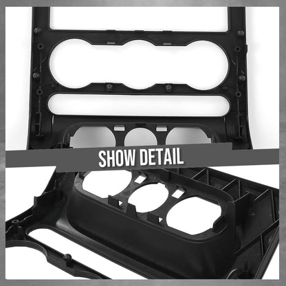 G-PLUS Dash Radio Bezel Center Trim Panel Cover Accessories Compatible with Ford F150 2004-2008 Dashboard 4L3Z-1504302-AAA