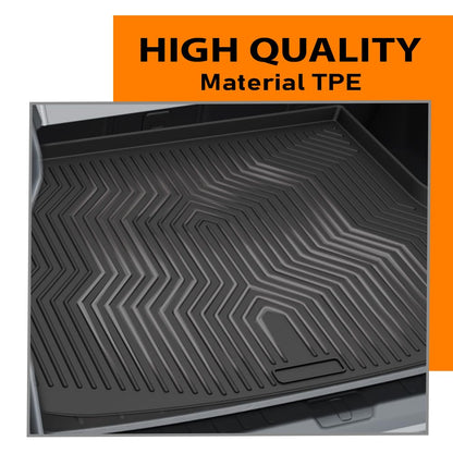 G-PLUS Rear Trunk Cargo Liner Mats Fit for Honda HRV 2023 2024 2025, TPE Custom Fit All Weather Full Cover Protection Cargo Mats Black