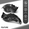 G-PLUS Fender Liner Front Driver and Passenger Side Compatible with Benz C300 2015-2021,Fit Benz C400 4Matic 2015 2056903401, 2056903301