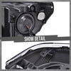 G-PLUS LED Tube Projector Headlights Assembly Compatible with Toyota Tundra 2007-2013, Fit Toyota Sequoia 2008-2017 Left & Right Headlamps, Clear Lens Black Housing Clear Reflector, TO2502171