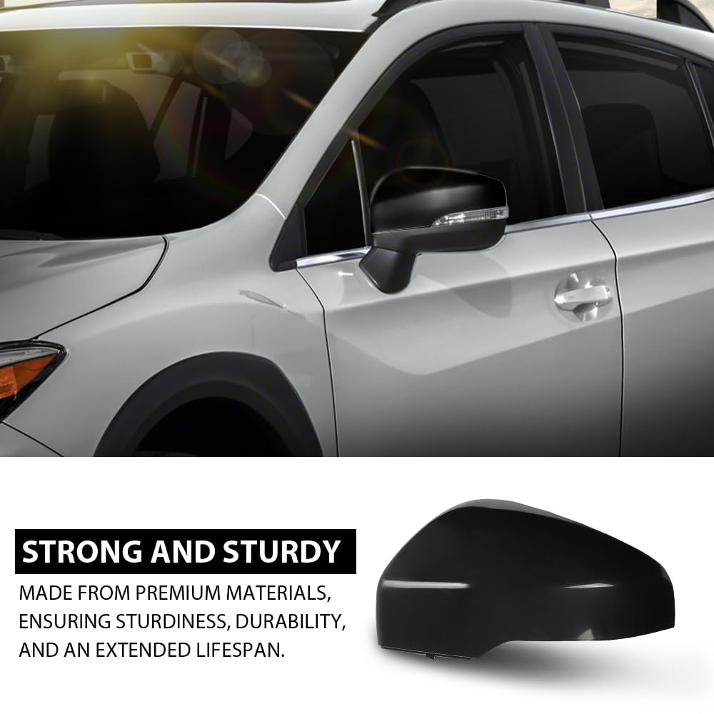G-PLUS Exterior Mirror Cover Driver Side Compatible with Subaru Crosstrek 2018-2023,Fit Subaru Forester 2019-2023 91059FL030