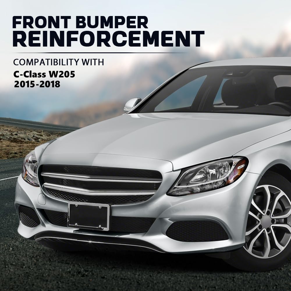 G-PLUS Front Bumper Reinforcement Cross Member Compatible with Benz C Class W205 C300 2015-2018 MB1006129 2056202034