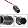 G-PLUS 12V Battery To Cigarette Lighter Adapter Alligator Clamp Clip 12 Volt Car Socket Red and Black