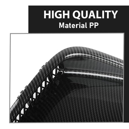 G-PLUS Pair Front Bumper Side Air Vents Corner Cover Compatible with Subaru WRX STi 2008-2014 Carbon Fiber Plastic 2PCS