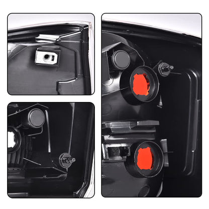 G-PLUS Rear Tail Lights Assembly Compatible with Toyota Tacoma 2016-2023, Dark Red Rear Brake Lamps Left Driver and Right Passenger TO2800201 TO2801201,Luces Traseras