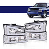 G-PLUS LED Headlights FitChevy Avalanche/Silverado 1500 2500 HD 3500 2003-2006/Fit Silverado 1500 2500 3500 Classic 2007,Headlamps Clear Lens Chrome Housing Clear Reflector,faros delanteros