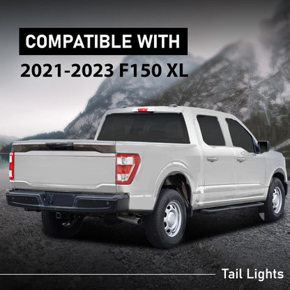 G-PLUS Tail Light Brake Lamp w/o Bulb Right Passenger Compatible with Ford F150 XL 2021-2023,Fit w/Factory Incandescent and w/o Blind Spot Tail Light Models Only Luces TraserasAssembly