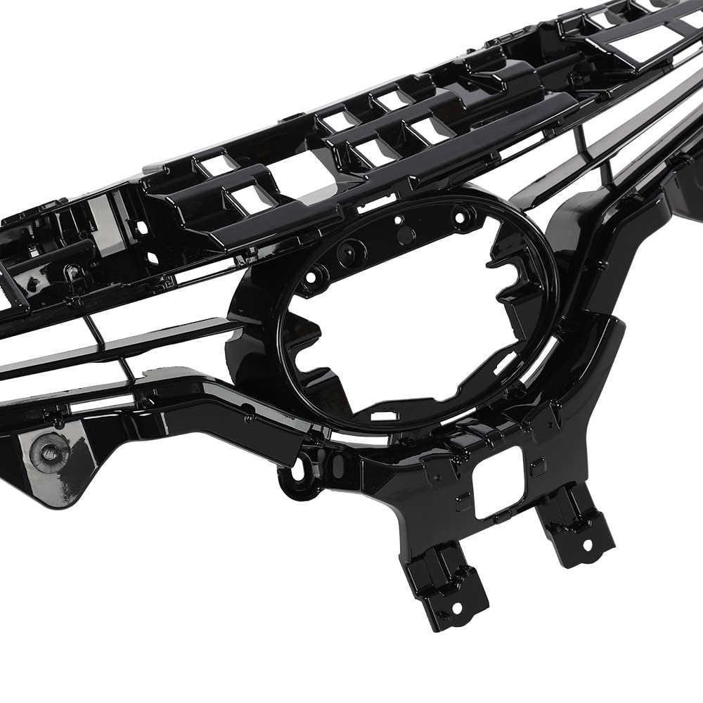 G-PLUS Front Bumper Upper Grille Grill Compatible with Toyota Camry Hybrid SE XSE 2018 2019, Only Fit Sport Version