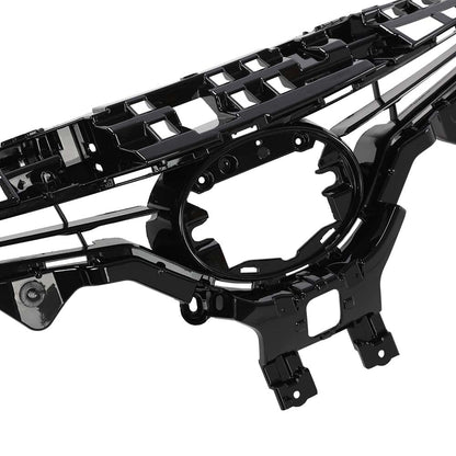 G-PLUS Front Bumper Upper Grille Grill Compatible with Toyota Camry Hybrid SE XSE 2018 2019, Only Fit Sport Version