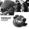 G-PLUS Pair Bumper Fog Lights Lamps, Compatible with Benz C-Class GL-Class M-Class 2005-2011, Fit E300 S450 S550 S600 2007-2017, LH Driver & RH Passenger 2PCS, 2518200756, 2518200856