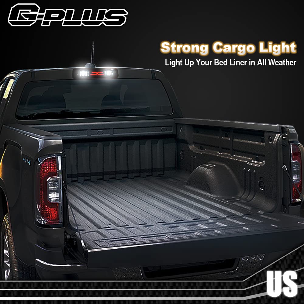 G-PLUS LED 3rd Third X Brake Light Rear Brake Stop Tail Light Compatible with 2015-2018 Colorado/Canyon GM25971002 52019397 High Mount Stop Light Third Tail Light