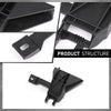 G-PLUS 2PCS Radiator Support Bracket Bar Compatible with Benz CLA250 CLA45 AMG 2014-2018, Fit Benz GLA250 GLA45 AMG 2.0L 2015-2017 2466210134, 2466210234 Black PP