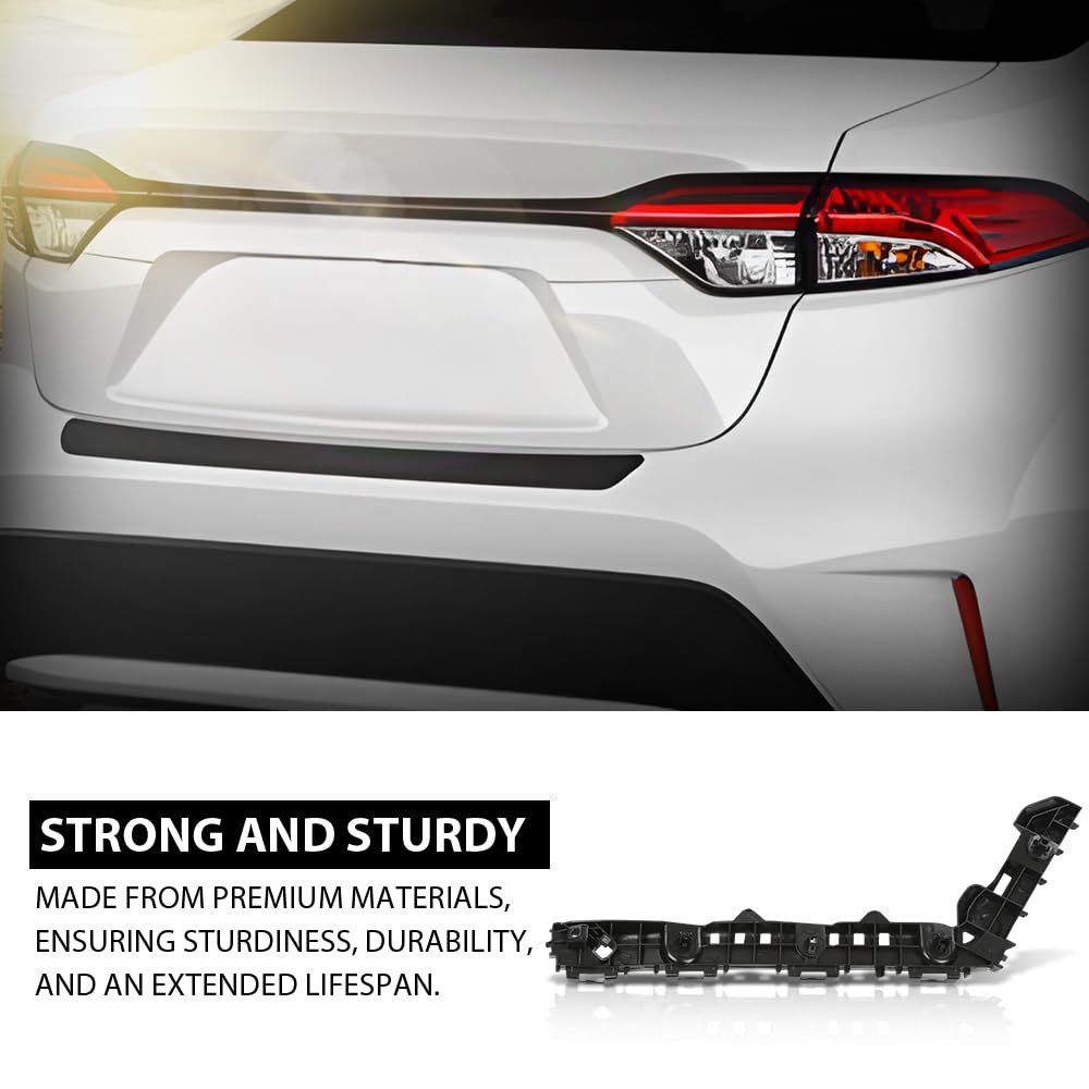 G-PLUS Bumper Retainer Rear Left Compatible with Toyota Corolla 2020-2022 5257602180, TO1142132
