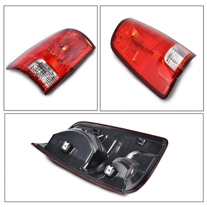 G-PLUS Tail Lights Assembly w/o Bulbs Compatible with Dodge Ram 1500 2009-2018, Fit Dodge Ram 2500 3500 2010-2018, Left & Right Rear Brake Lamps, Red Lens, 55277415AF