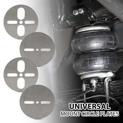 G-PLUS Universal Air Ride Mount Plates Upper Lower Dual or Single Port 2500 2600 Bags