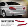 G-PLUS Pair Rear Bumper Reflector, Compatible with BMW 528i/ 535d/ 535i/ 550i/ ActiveHybrid 5 Base 2014-2016 for Models W/o M Package, LH Driver & RH Passenger 2PCS, 63147318555, 63147318556