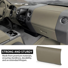 G-PLUS Dash Bezel Panel Cover Compatible with Ford F150 2004-2008 Beige Side View