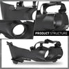 G-PLUS Pair Fog Light Cover Bezel, Compatible with Ford Mustang 2015-2017, LH Driver & RH Passenger Side 2PCS, FR3Z17E811BA, FR3Z17E810BA