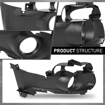 G-PLUS Pair Fog Light Cover Bezel, Compatible with Ford Mustang 2015-2017, LH Driver & RH Passenger Side 2PCS, FR3Z17E811BA, FR3Z17E810BA