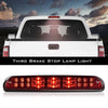 G-PLUS Rear LED Third Brake Light Compatible With Ford F250 F350 F450 F550 Super Duty 1999-2015,(NOT FOR Harley-Davidson Edition), 3rd Stop Lamps,Red Lens Chrome Housing