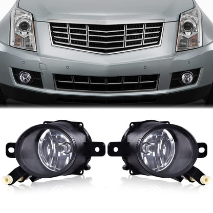 G-PLUS Fog Lights Compatible with Chevy Malibu 2013-2015 /Fit Chevy Malibu Limited 2016 /Fit Saturn Astra 2008-2009 Clear Lens Black Housing Fog Lamps 94708773 94708774 116-01278R GM2592301