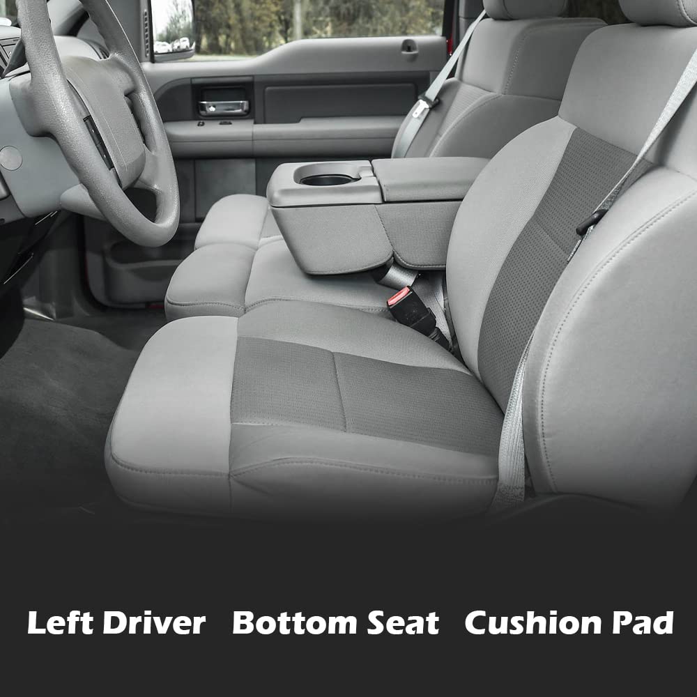 G-PLUS Left Front Driver Side Seat Bottom Foam Cushion Pad Compatible with Ford F150 2004-2008 Lariat, XL, XLT, STX, FX2, FX4, and King Ranch