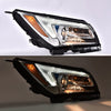 G-PLUS LED One Right Passenger Side Headlight Compatible with Buick LaCrosse 2014 2015 2016 DRL Headlamp w/Bulbs Halogen Clear Lens Chrome Housing Amber Reflector Bumper Headlamps,faros delanteros